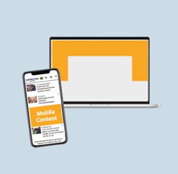 Displaywerbung desktop und mobil