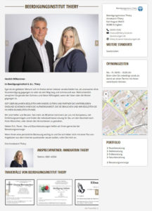 firmenprofil als Beispiel im Trauerportal saarbruecker-zeitung.trauer.de