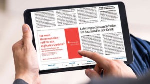 Klickbare Anzeigen im ePaper von Saarbrücker Zeitung und Trierischer Volksfreund