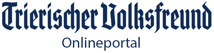 Das Logo "Trierischer Volksfreund" Onlineportal wird dargestellt.